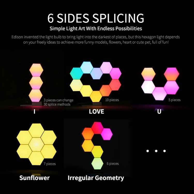 LifeSmart Creative Geometry Assembly Quantum Light, Smart APP Control / Voice Control