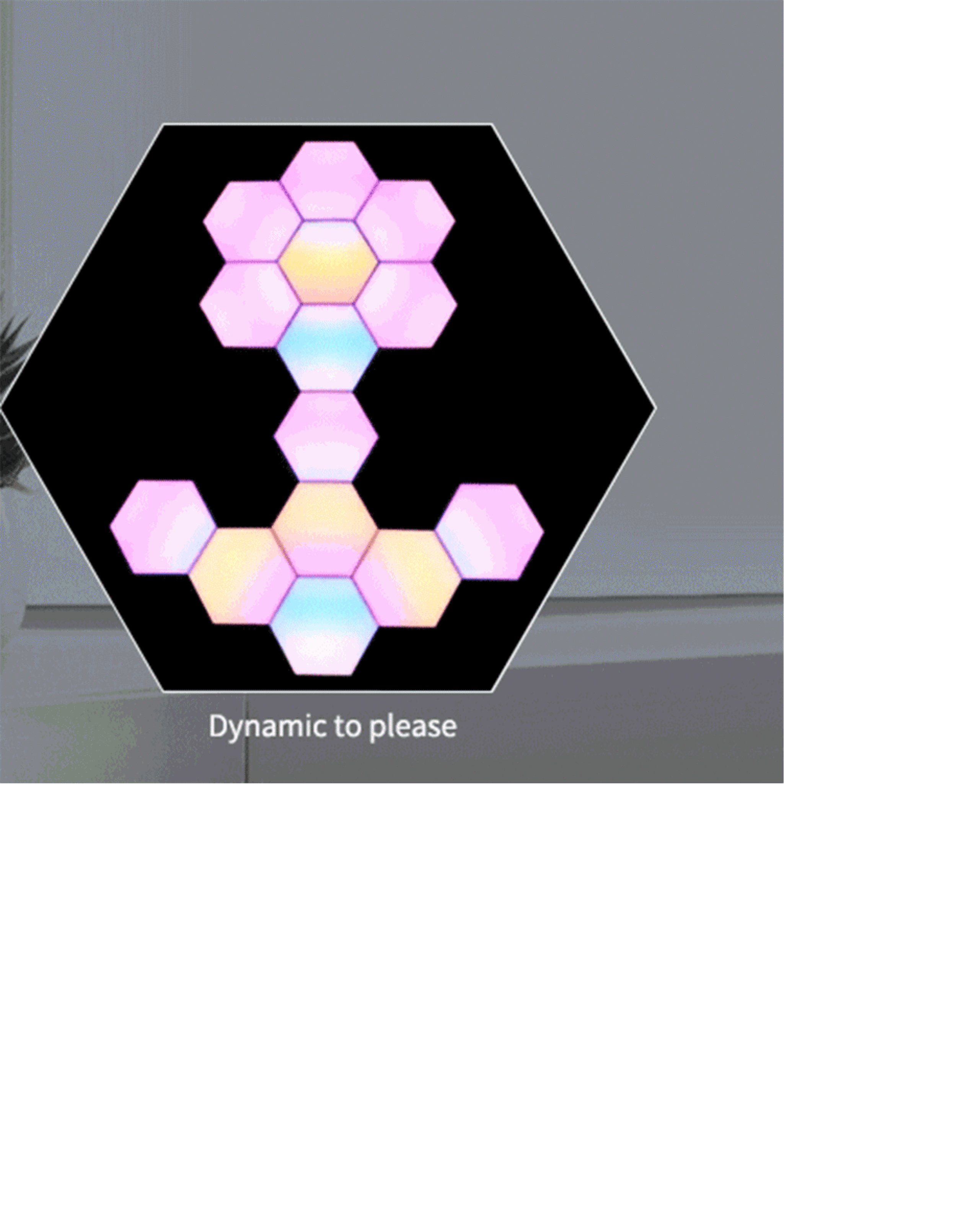 LifeSmart Creative Geometry Assembly Quantum Light, Smart APP Control / Voice Control
