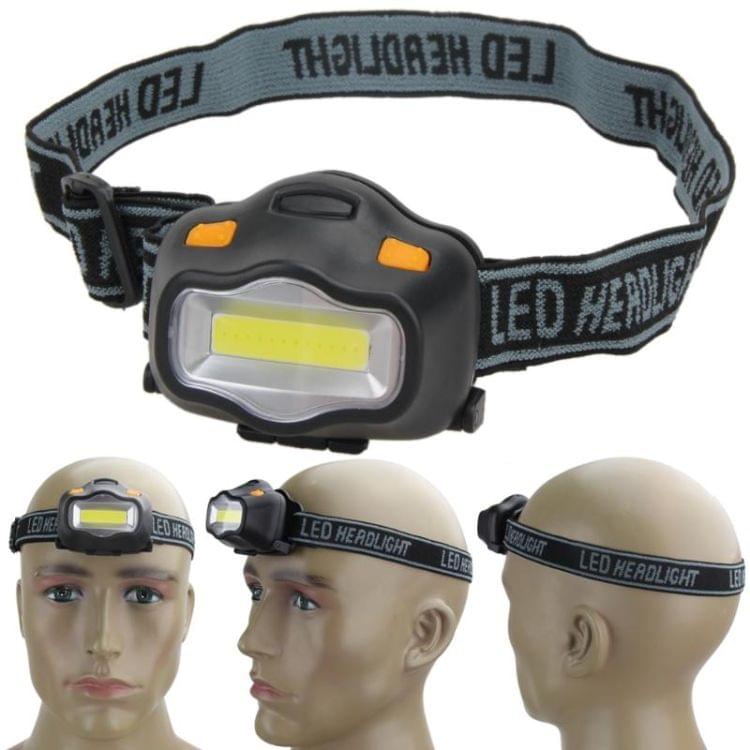 Mini Head Lamp 3 Modes Waterproof COB LED Flashlight Super Bright Headlight Headlamp Torch Lanterna with Headband Use 3*AAA