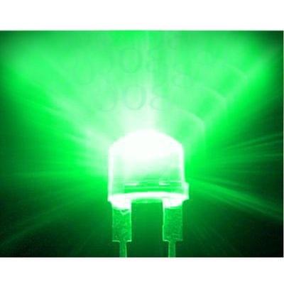 1000 PCS 3mm Green Light Water Clear LED Lamp(Green Light)