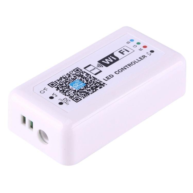 Wifi RGB LED Remote Controller, Support iOS 6 or later & Android 2.3 or later, DC 12-24V