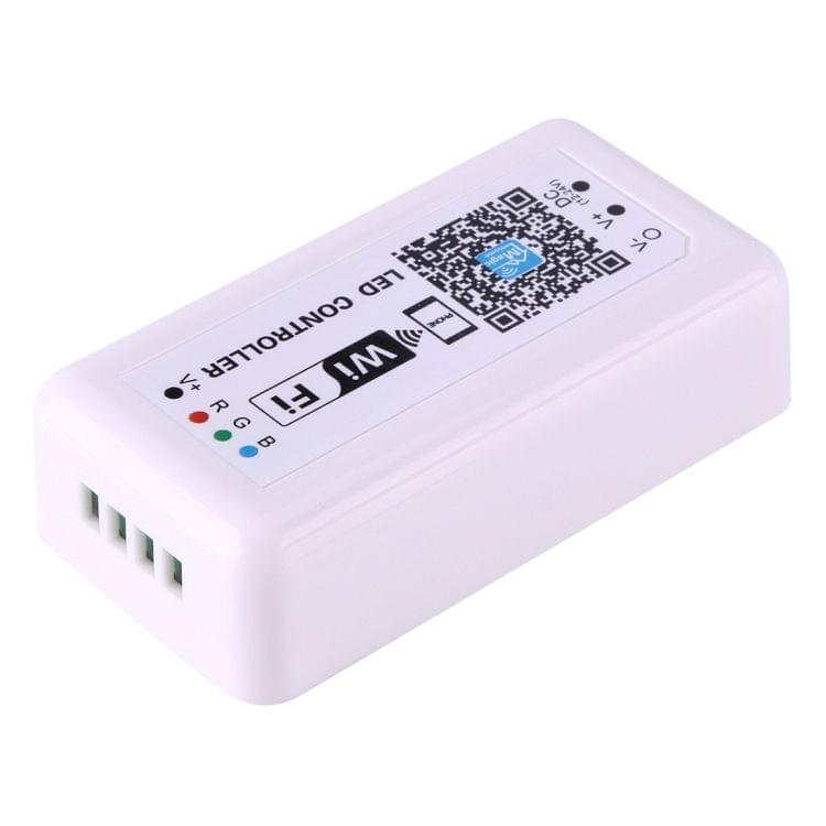 Wifi RGB LED Remote Controller, Support iOS 6 or later & Android 2.3 or later, DC 12-24V