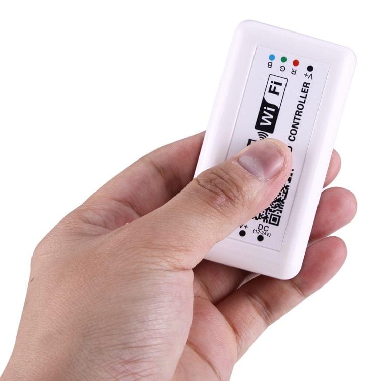 Wifi RGB LED Remote Controller, Support iOS 6 or later & Android 2.3 or later, DC 12-24V