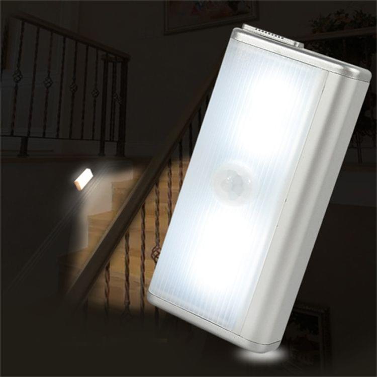 4 LEDS SMD 2835 Mini Human Body Infrared Sensor Night Light Wardrobe Lamp(White Light)