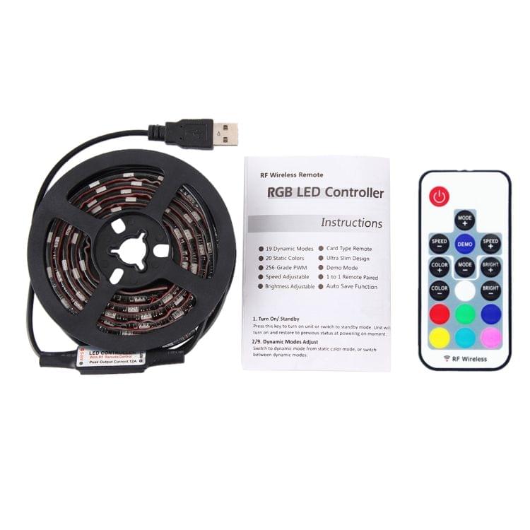 1m USB TV Black Board RGB Epoxy Rope Light