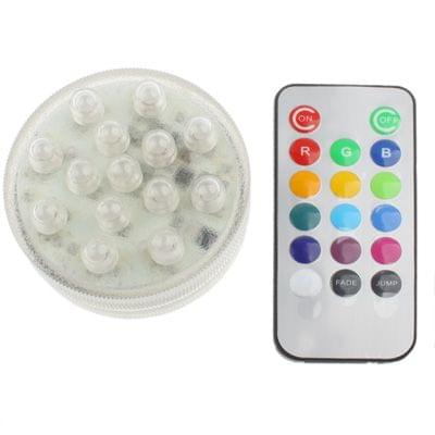 14 LED Multi Color Light with Remote Control(Silver)