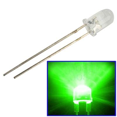 1000pcs 5mm Green Light Water Clear LED Lamp (1000pcs in one packaging, the price is for 1000pcs)(Green Light)