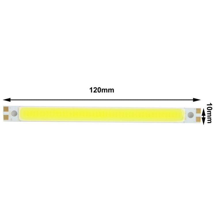 White Light LED Light Lamp Bead, DC 9V-12V / 800mA, Length: 120mm