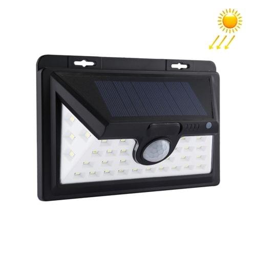 34 LEDs White Light IP65 Waterproof PIR Motion Sensor Solar Light