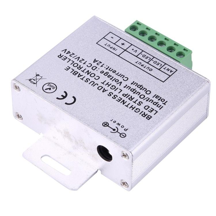 SX-022RF Single Channel RF Wireless LED Strip Controller with 5 Keys Half-touch Remote Control,  DC 12-24V