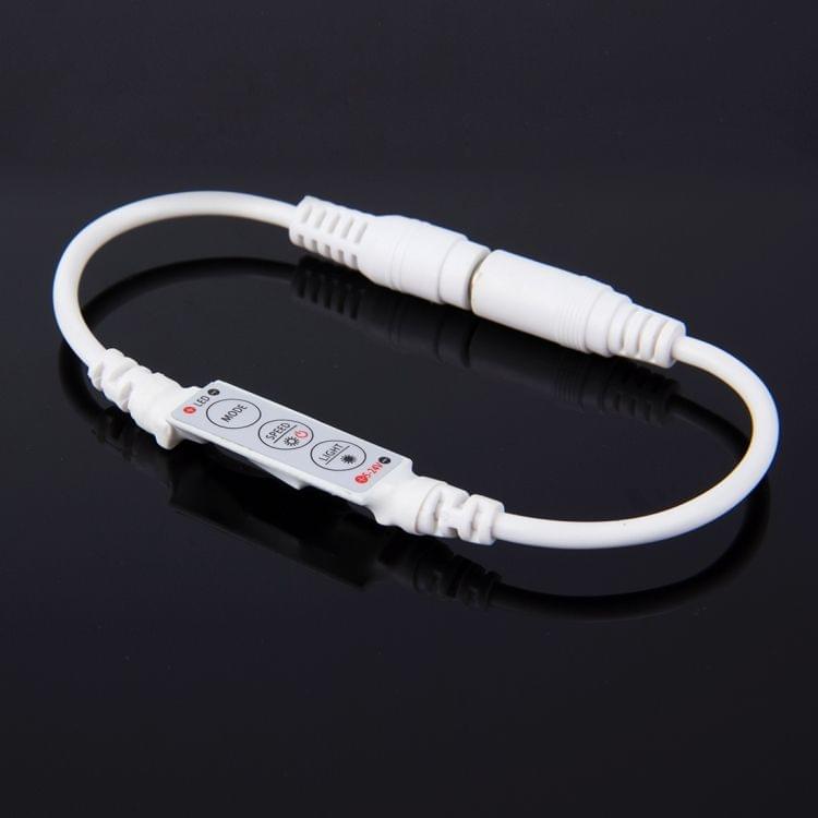 DC Jack Strip LED Dimmer Controller, Wide Voltage: DC 5-24V