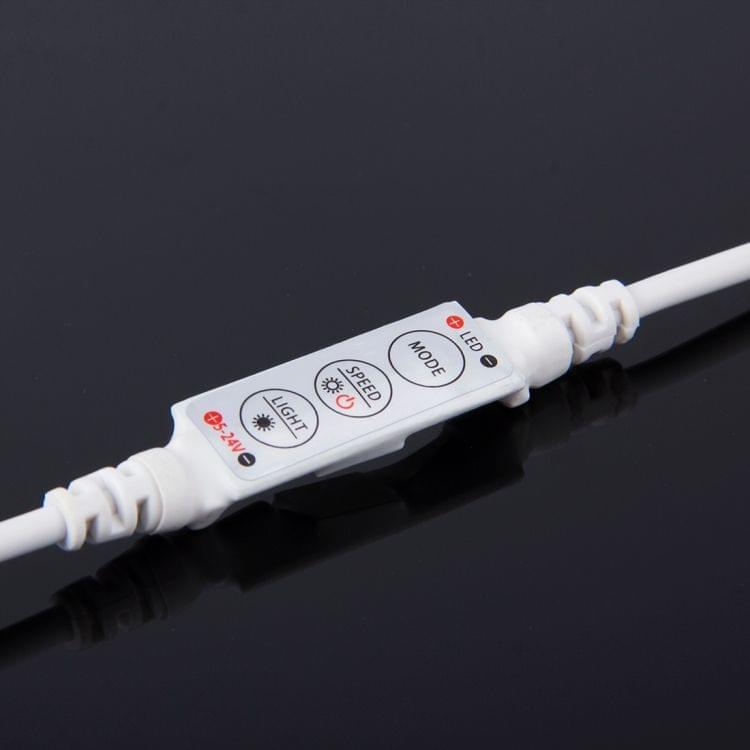 DC Jack Strip LED Dimmer Controller, Wide Voltage: DC 5-24V