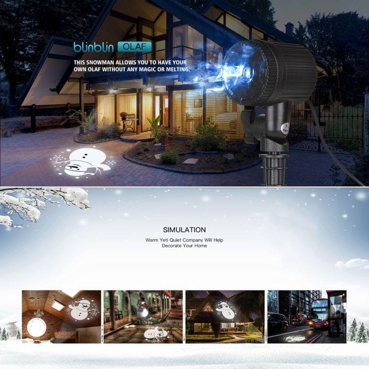 Blinblin CPS-L101 2W IP65 Waterproof White Light ABS Shell Landscape Light