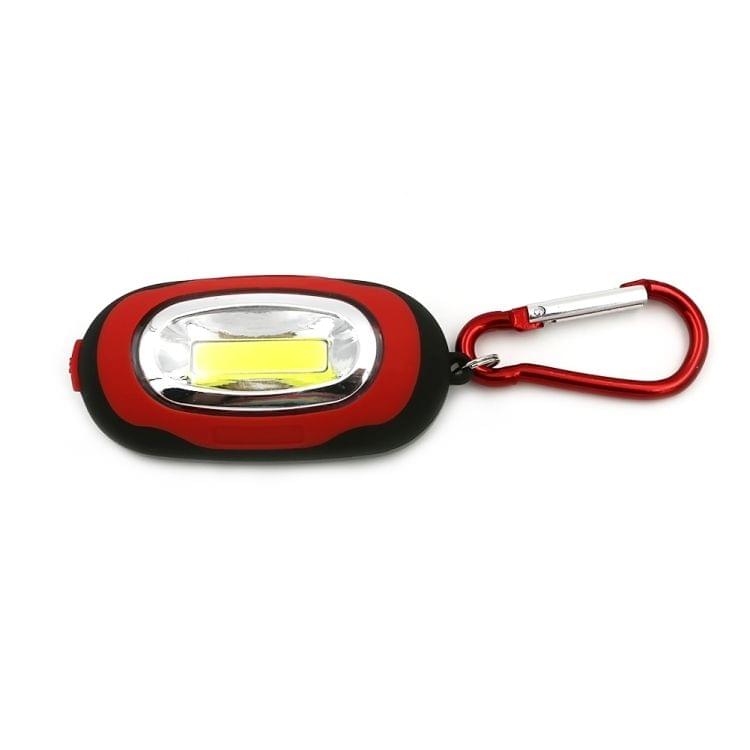 Portable Mini Keychain Pocket Torch COB LED Light Flashlight Lamp with 3 Modes(Yellow)