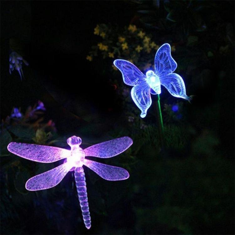 A106 3 PCS Colorful Light LED Solar Power Lamp