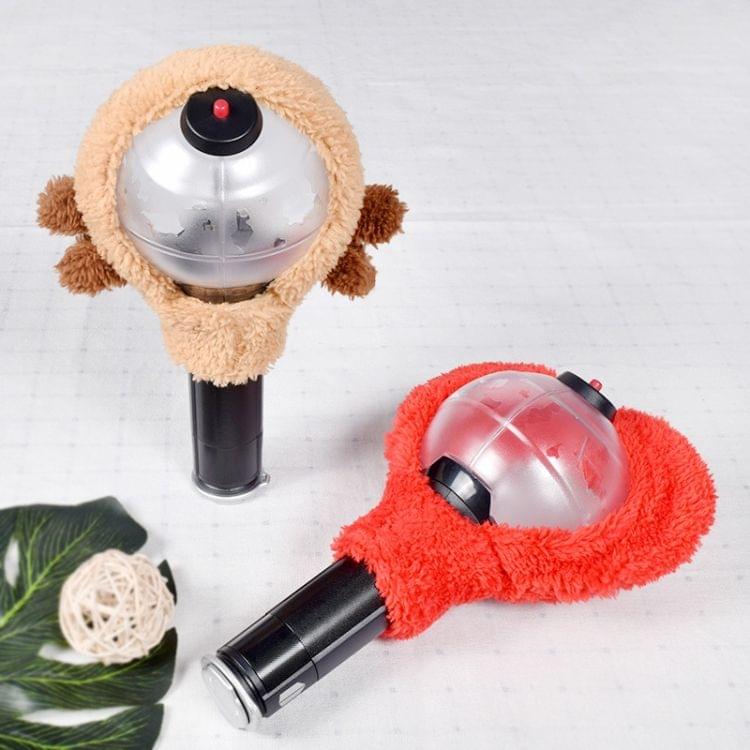 2 PCS Animal Lamp Cover the Aid Shades Cute Plush Hand Lamp Case(Heart Shape)