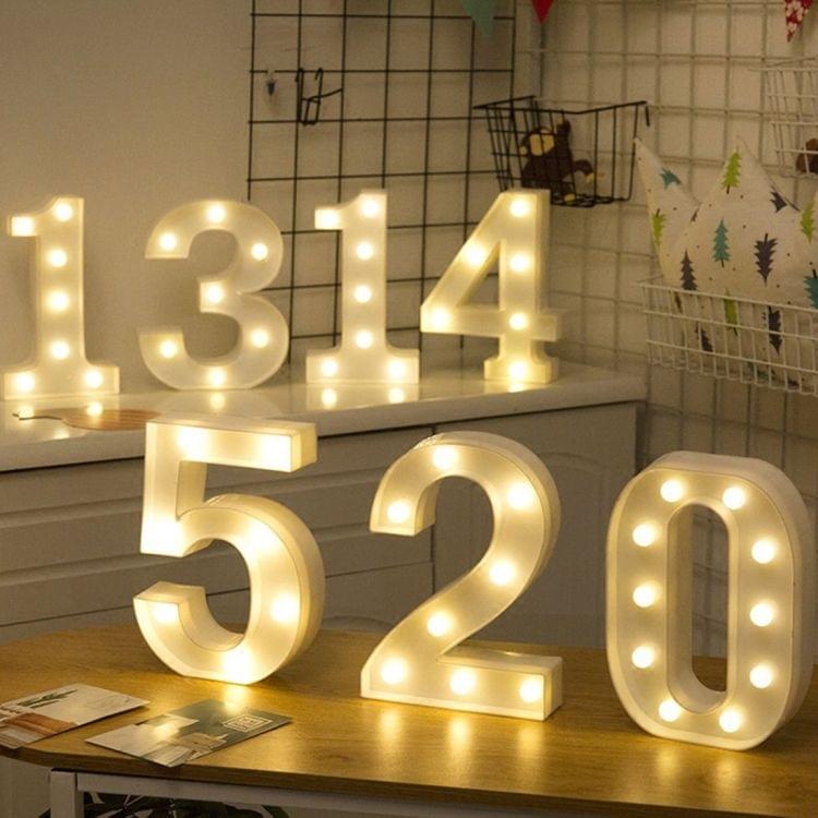 Digit 0 Shape Decoration Light