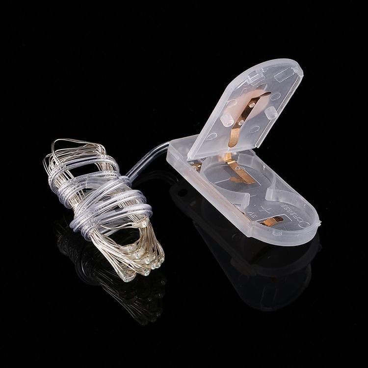 2m Silver Color Copper Wire String Light Festival Lamp / Decoration Light Strip