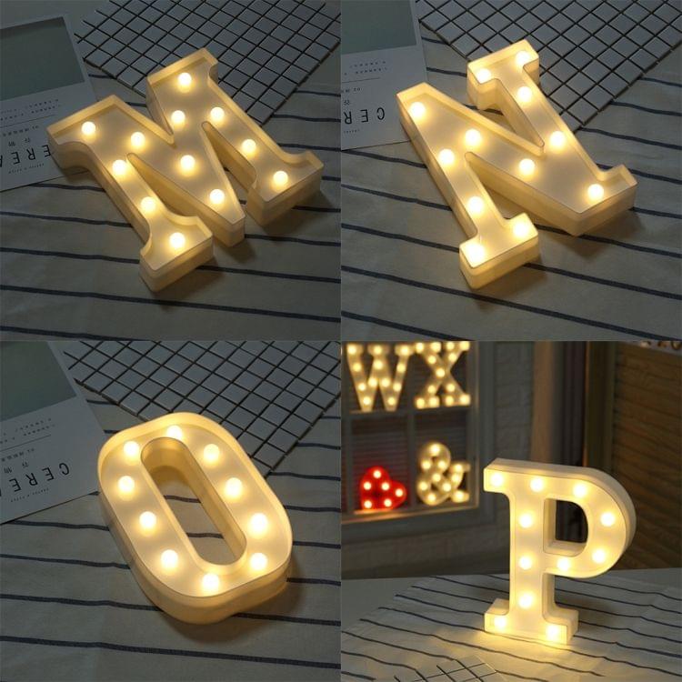 Alphabet C English Letter Shape Decorative Light