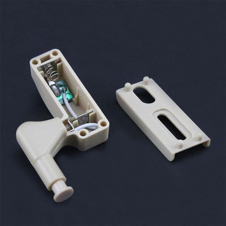 6 PCS YWXLight Induction Wardrobe Closet Inner Hinge Light Door Clip LED Night Light (Warm White)