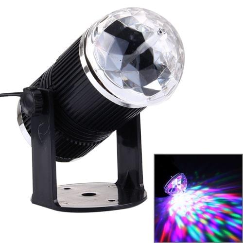 3W Mini Rotating Magic Ball LED Stage Light