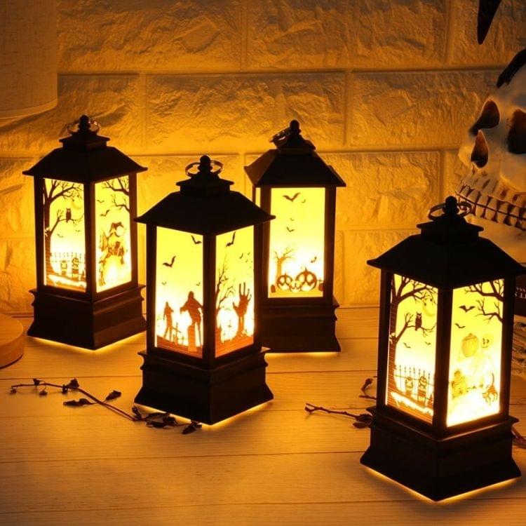 2 PCS Halloween Portable Simulation Flame Light Decoration Props Desktop Decoration(Ghost Hand)
