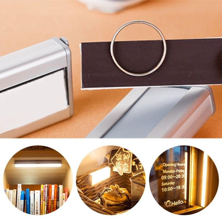 4 LEDS SMD 2835 Mini Human Body Infrared Sensor Night Light Wardrobe Lamp(Warm White)