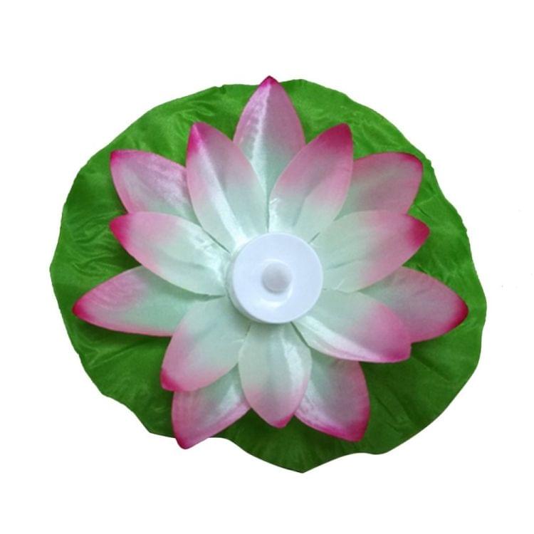 3 Color LED Flood Light Artificial Lotus Floating Flower Shape Lamps For Outdoor Swimming Pool Wishing Party(Yellow)