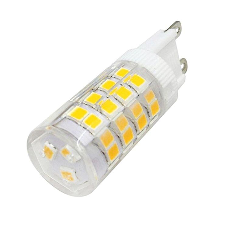 10 PCS YWXLight G9 5W 2835SMD 51LEDs Ceramics Light LED Corn Light Bi-pin Lights, AC 220-240V (Warm White)