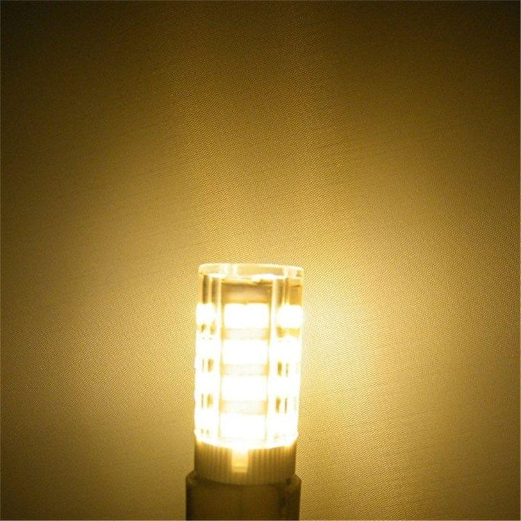 10 PCS YWXLight G9 5W 2835SMD 51LEDs Ceramics Light LED Corn Light Bi-pin Lights, AC 220-240V (Warm White)