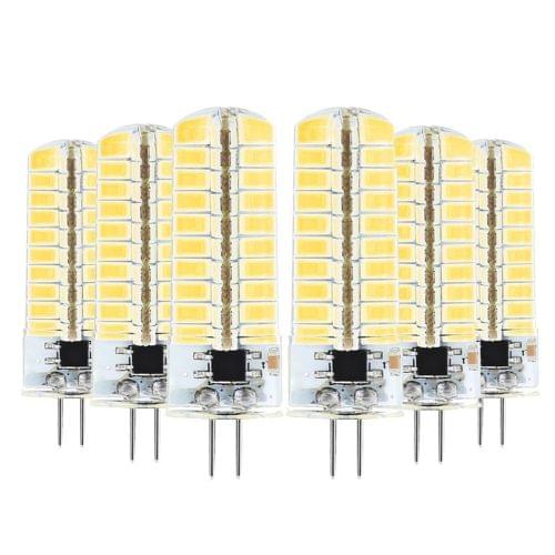 6 PCS YWXLight G4 5W AC 220-240V 80LEDs SMD 5730 Energy-saving Silicone Double Needle Lamp (Warm White)