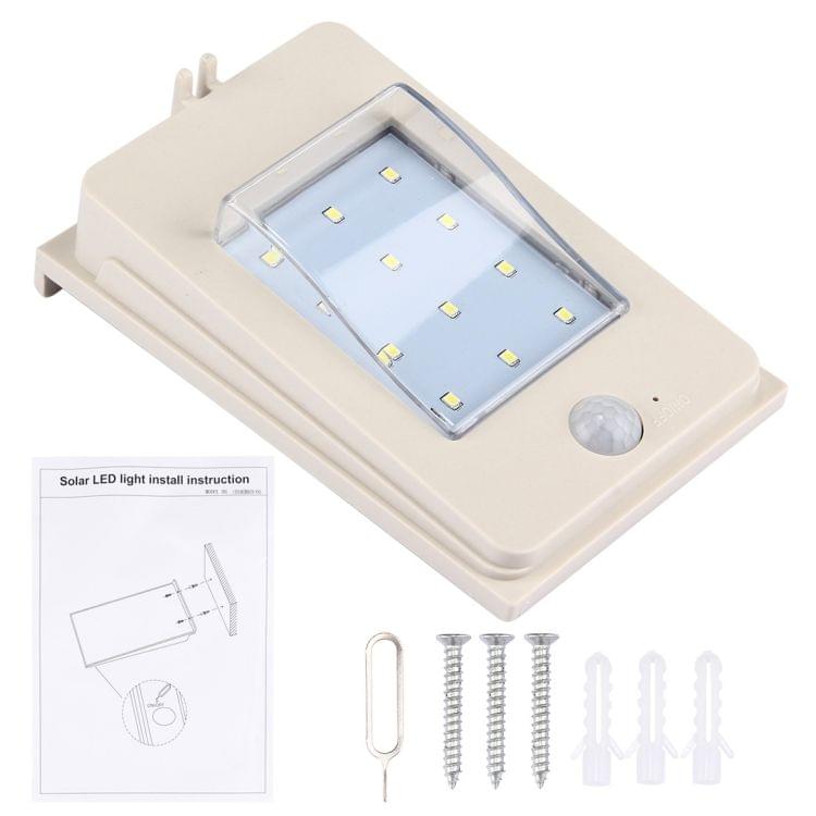2W White Light Motion Sensor Solar Light