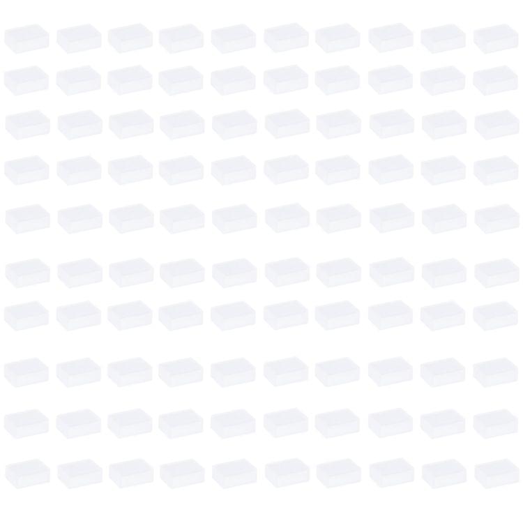 100 PCS 13mm Width Silicone End Cap for Casing SMD LED Strip