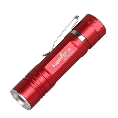 SupFire UV04 Water Resistant Purple Light Fluorescence Detection Flashlight