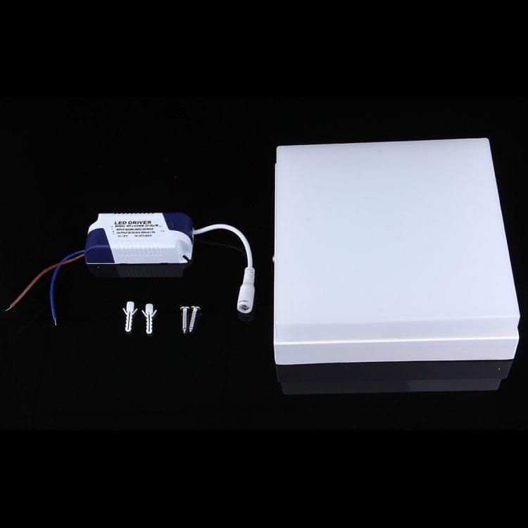 18W Square White Light LED Ceiling Panel Light