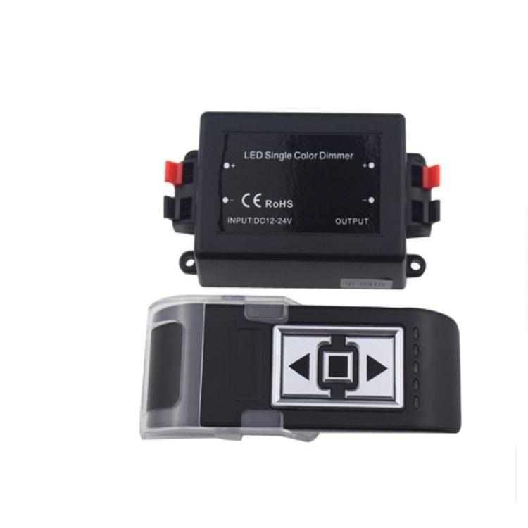 3 Key RF Wireless 12-24V LED Dimmer Controller for SMD 3528 SMD 5050 Single Color 12v Led Strip Iight,DC 12v 96w/24v 192w