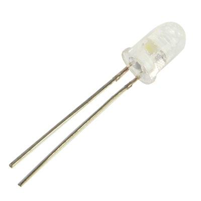 1000 PCS F5 Water Clear LED Emitting Diode Lamp(White Light)