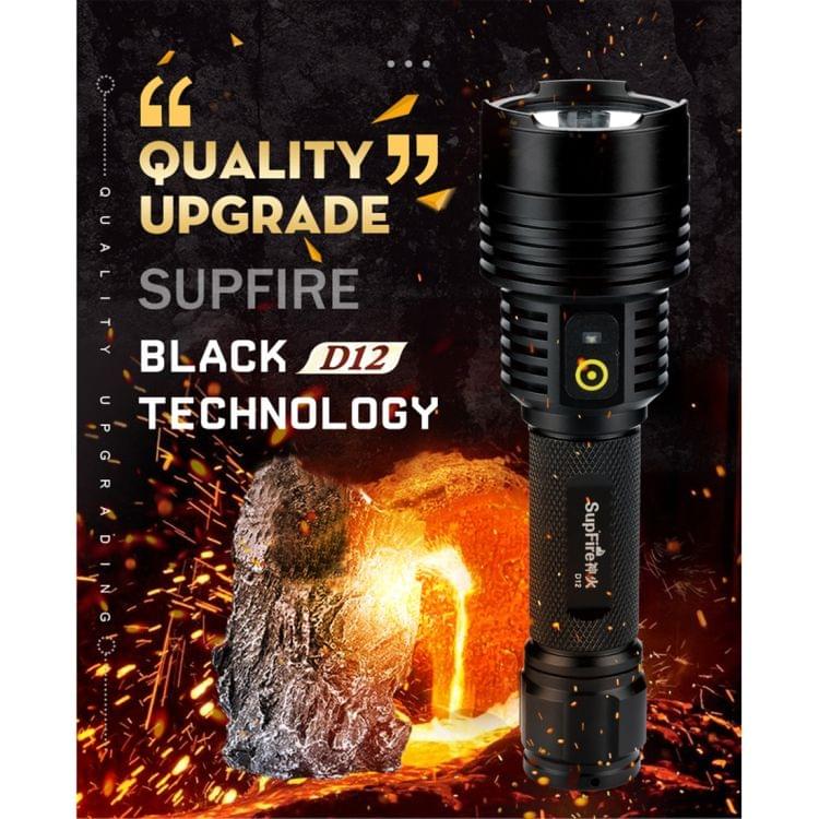 SupFire D12 7W JingRui XK Water Resistant Strong LED Flashlight
