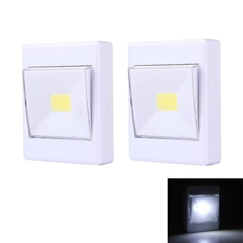 2 PCS Mini White Light COB LED Wall Light