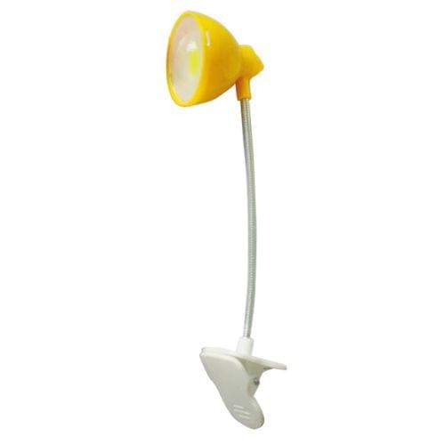 Adjustable Soft Lighting Effect Eye Protection Clip Reading Lamp Night Light Mini Portable Cute Flexible LED Book Light(Yellow)