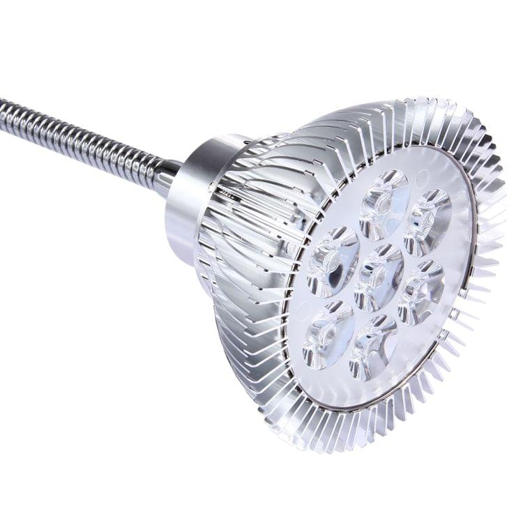 7W Red Light + Blue Light Flexible Lamp Holder Clip Style LED Plant Growth Light