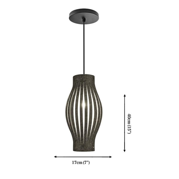 LAMPZ00E A-05G E14 / E27 Concise Style Straight Stripes Non-woven Fabric Lamp Shade, Not Included Light Bulb, Cable and Lamp Base