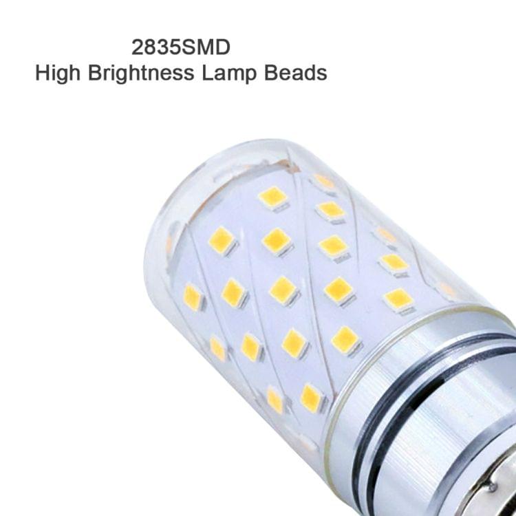 YWXLight E27 LED Bulbs, 8W LED Candelabra Bulb 70 Watt Equivalent, 700lm, Decorative Candle Base E27 Corn Non-Dimmable LED Chandelier Bulbs LED Lamp 4PCS (Cold white)