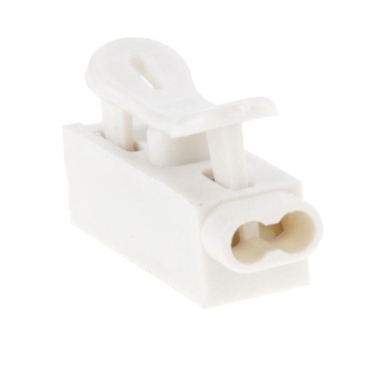 100 PCS 3 Pin CH-1 Junction Box Spring Push-in Wire Connector(White)