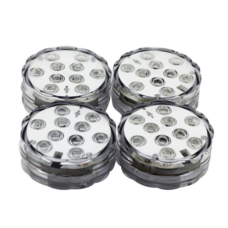 4 PCS Colorful Remote Control Decoration Diving Lamp