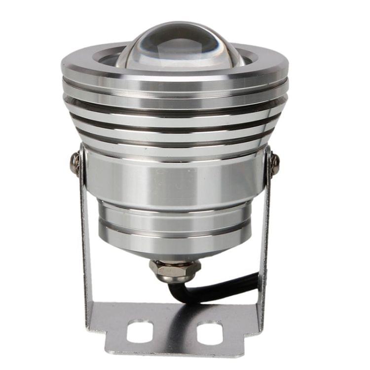 10W LED Waterproof Landscape Fountain Pool Underwater Lamp, Emitting Color:Warm White(Silver)