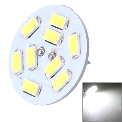 G4 4W, White Light, 200LM 9 LED SMD 5730 Round Decorative Light for Indoor / Outdoor Decoration, DC 12V, Back Pins