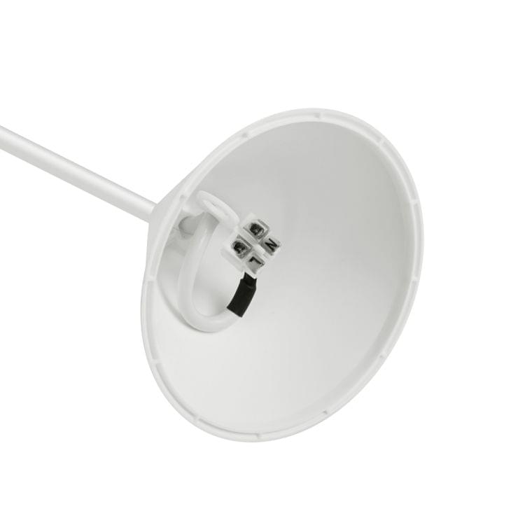 LAMPZ00E S11-01 E27 Screw Bulb Base Lamp Bulb Holder with 1m Electric Wire, Not Included Light Bulb, AC 220V, VDE Certificated(White)
