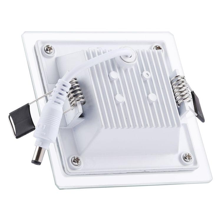 6W Light 10cm Square Glass Panel Light Lamp with LED Driver