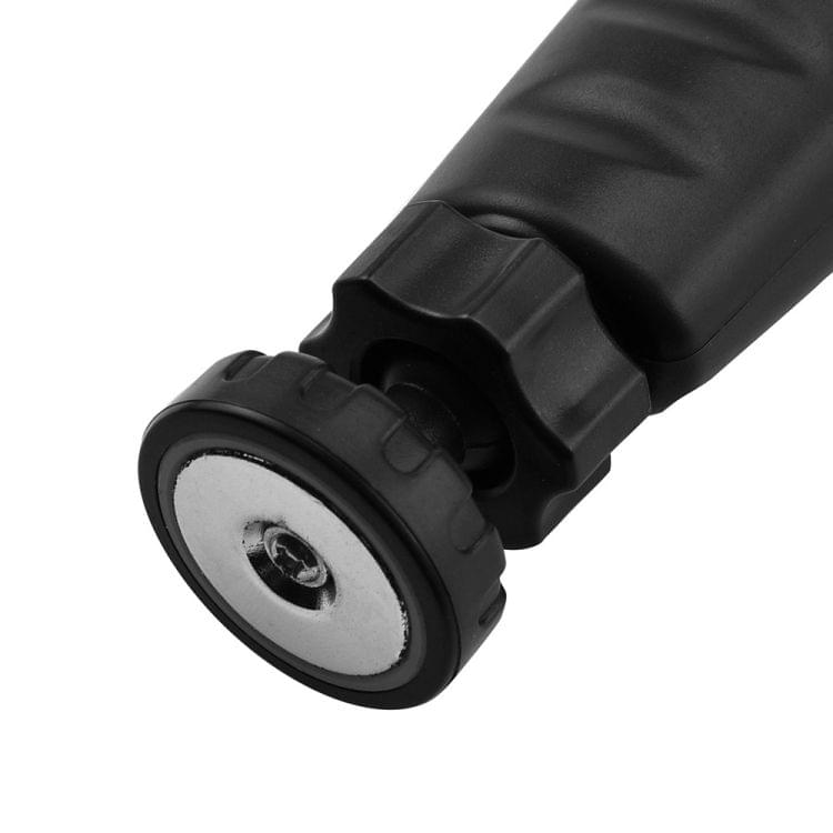 10W USB Rechargeable Adjustable COB LED Slim Work Light with Hook(Black)